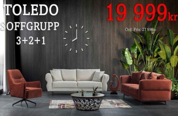 TOLEDO SOFFGRUPP 3+2+1